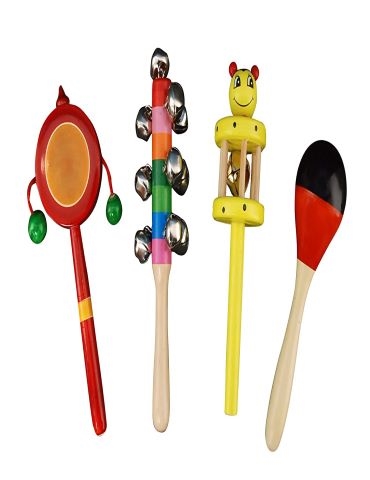 Channapatna Toys Wooden Rattles Toys for Baby