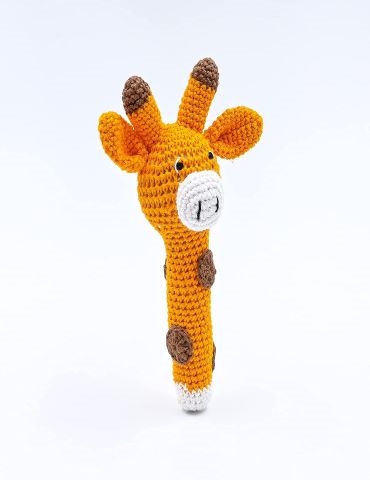 OckyBear Crochet Rattle Toy