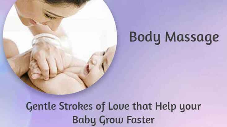 Massage Of A New Born Baby