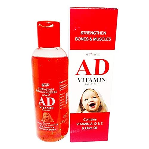 ROTEX Ad Vitamin Baby Massage Oil for Eczema All Skin Types 100ml Pack of 3