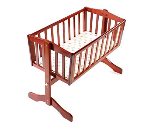 LuvLap C-10 Baby Wooden Cot | Mumpa