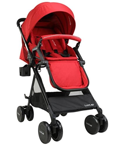 LuvLap Baby New Sports Stroller Red