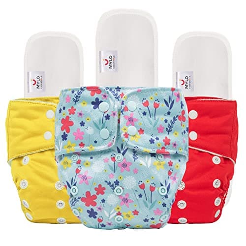 Mylo Essentials Oeko Tex Certified Adjustable Cloth Diaper for Babies 3Months 3Years 5kg 17kg Freesi