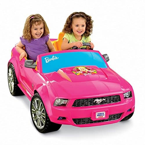 Baby Girl Car Fisher-Price Power Wheels Barbie Ford Mustang