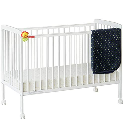 Fisher-Price White Joy Wood Crib for Baby | Mumpa