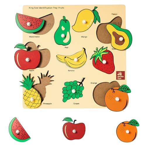 Skillofun Wooden King Size Identification Tray