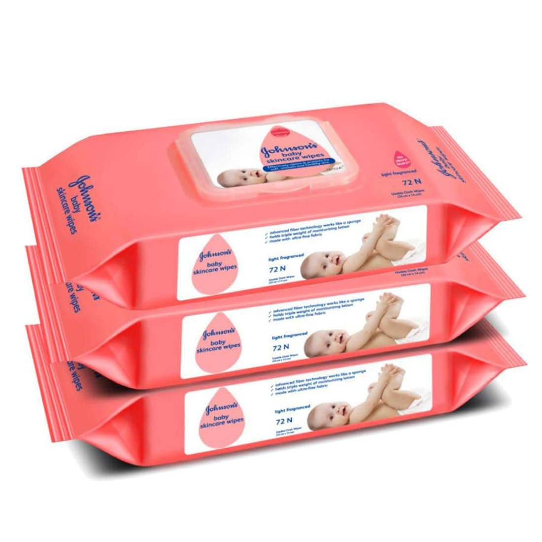 Johnson's Baby Wipes – 216 Count, Gentle Like Pure Water