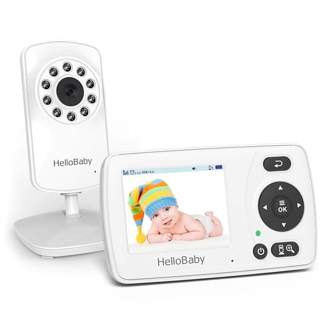 HelloBaby HB30 Audio Monitor with Indoor Camera