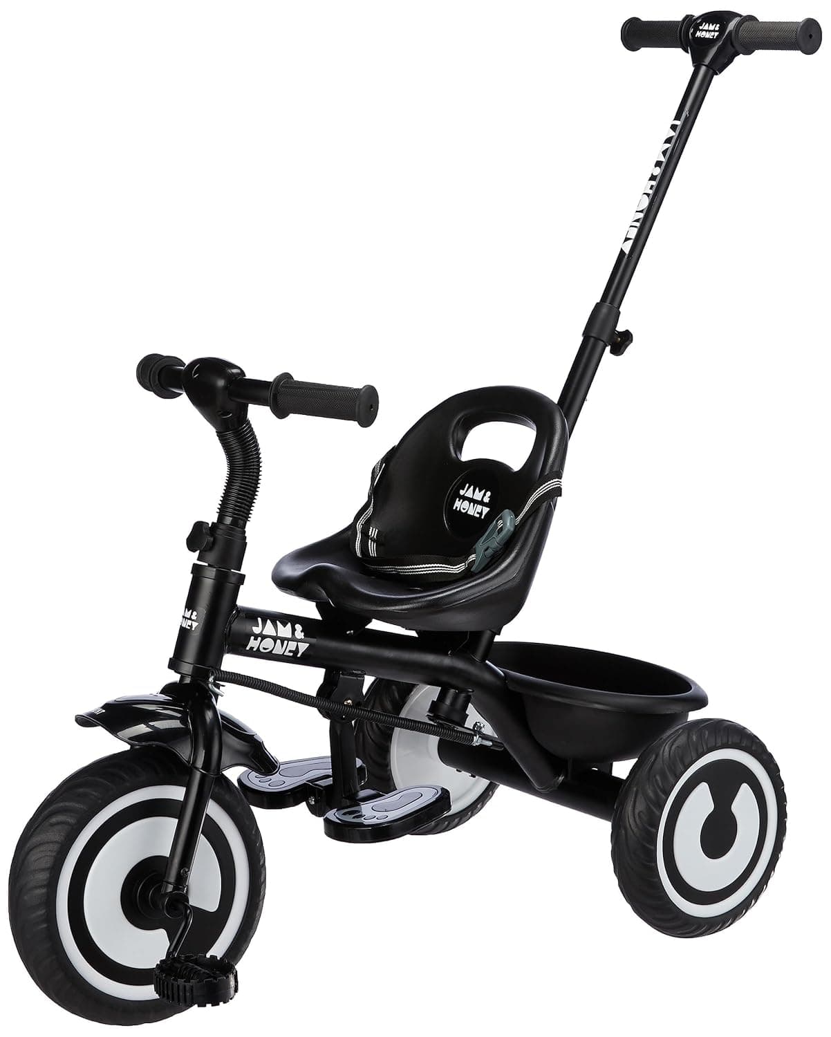 Jam & Honey Tricycle with Handle for Kids | Age 2-4