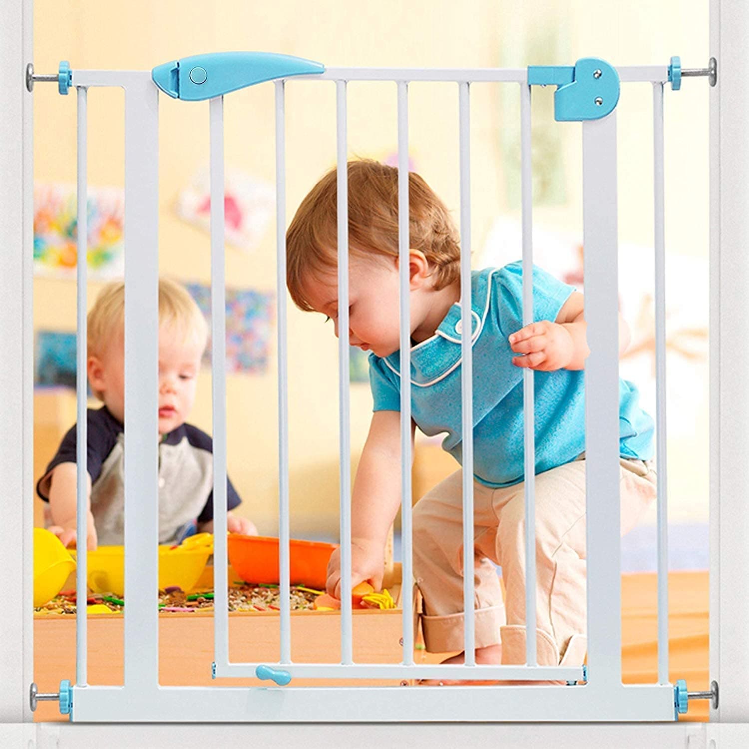 Safe-O-Kid Tall Infant Safety Gate for Rooms & Stairs