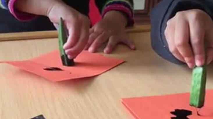 Mumpa Activity: Vegetable Printing