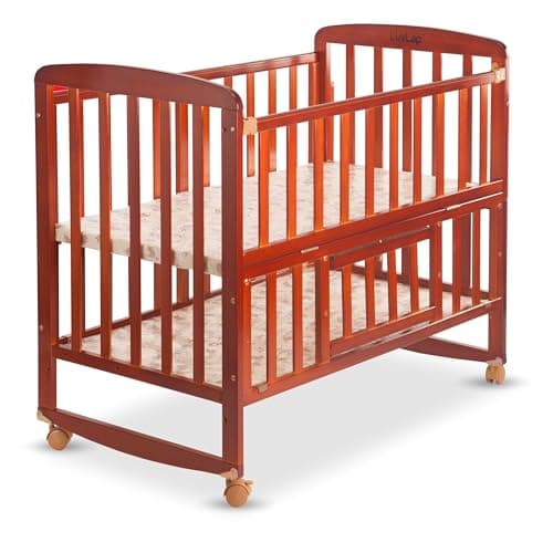 LuvLap C-50 Baby Wooden Cot | Mumpa