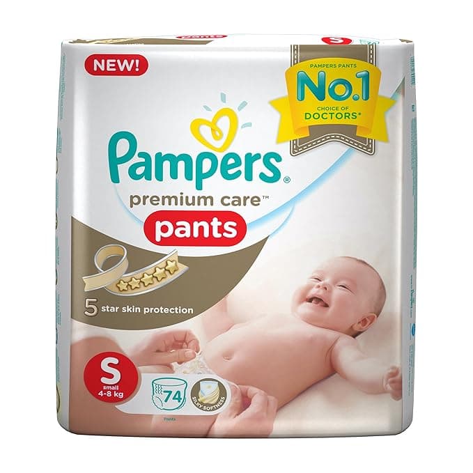 Pampers Premium Care Diapers Pants, Small